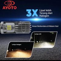 Gambar LAMPU LED MOTOR AYOTO M2B AC DC H6 T19 M5 8+8WATT ! ORIGINAL ! - Putih - putih dari RODAMASOFFICIAL undefined 4 Tokopedia