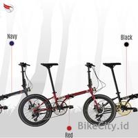 Gambar Sepeda Lipat ELEMENT NICKS 20 INCH 451 2022 NEW - Hitam dari BikeCity.id undefined 5 Tokopedia
