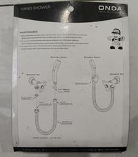 Gambar ONDA SO 232 PN Hand Shower Mandi Sprayer 1/2" dari Sadar Jaya Maju undefined 4 Tokopedia
