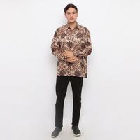 Gambar BATIK MYRNA - Kemeja Batik Pria Lengan Panjang Baju Motif Sengon Kecil - XL dari Toko Myrna Collection undefined 2 Tokopedia