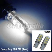 Gambar Lampu Sein Senja LED T10 Jely Flash Kedip Remote NMAX Aerox Vario Beat - 5 Titik Merah dari OTTOPEDIA undefined 4 Tokopedia