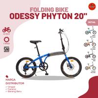Gambar Sepeda lipat Folding Odessy Phyton 20 inch - Black - Yellow dari sepeda makmur_NEW undefined 1 Tokopedia