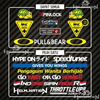 Gambar Value Set Paket Stiker Helm NHK - Go Fast dari @helmnation undefined 1 Tokopedia