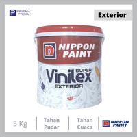 Gambar Cat Tembok Vinilex Super Exterior Tahan Cuaca Nippon Paint 5 Kg - 900 Extra White dari Toko Cat Prisma Prima undefined 1 Tokopedia