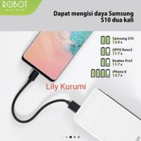 Gambar Power Bank Robot RT180 10000 mAh Dual Output (Type-C & Micro USB) dari Lily KURUMI undefined 3 Tokopedia