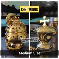 Gambar Wiruk / Turibulum / Pedupaan Tempat Dupa Gereja Katolik - S dari miniaturjogja undefined 3 Tokopedia