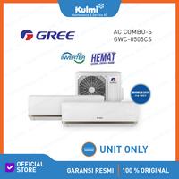Gambar AC GREE COMBO SPLIT INVERTER [2 INDOOR 1/2PK+1/2PK 1OUTDOOR UNIT ONLY] dari Kulmi Indonesia undefined 1 Tokopedia
