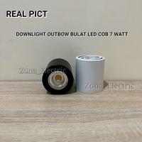 Gambar DOWNLIGHT OUTBOW BULAT LED COB 7 WATT / LAMPU PLAFON TEMPEL TERAS - Bodi Putih, CahayaWarmWhite dari zona electric undefined 1 Tokopedia