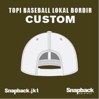 Gambar Topi baseball lokal bordir snapback Custom - Flat, Depan + Samping dari snapback undefined 3 Tokopedia