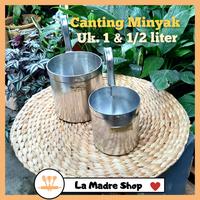 Gambar CANTING Literan Minyak Jadul - 1 Set terdiri dari Uk.1 & 1/2 Liter dari La Madre Shop undefined 1 Tokopedia