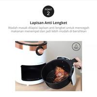 Gambar LOCK N LOCK Air Fryer Digital 3.5 L EJF226 - White dari ExtraBelanja undefined 3 Tokopedia