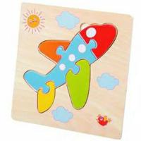 Gambar MAINAN EDUKASI PUZZLE KAYU 1ST STEP LUCU - pesawat dari GOBER HOUSE88 undefined 2 Tokopedia