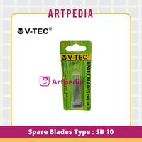 Gambar V-TEC Spare Blades type SB 10 / Craft Knife / Refill Cutter dari Artpediashop undefined 1 Tokopedia