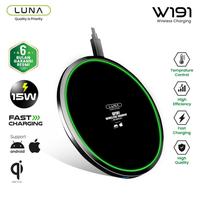 Gambar Luna Charger Wireless 15W Universal Quick Fast Charging with LED dari LUNA OFFICIAL STORE BANDUNG undefined 1 Tokopedia