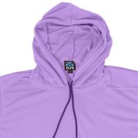 Gambar Kaos Pria Lengan Panjang Hoodie Kantong Terry Polos - ungu muda, M dari Elfs undefined 3 Tokopedia