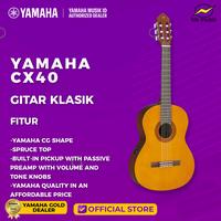 Gambar Yamaha CX40 Gitar Klasik Elektrik Senar Nilon Original dari HLS Music - Yamaha ID Official undefined 2 Tokopedia