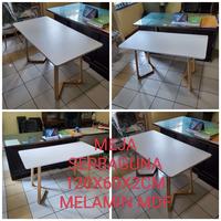 Gambar Meja Makan Scandinavia Minimalis Modern 120x70cm dari KLIKFURNITURE-ID undefined 1 Tokopedia