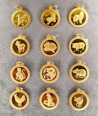 Gambar Liontin Emas HK 999.9 asli 12 shio chinese zodiac shio anjing - Macan 6,05gram dari multimasmk undefined 2 Tokopedia