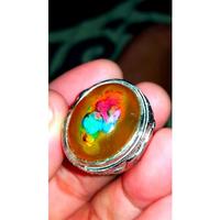 Gambar CINCIN KEREN BATU AKIK PANCAWARNA MOTIF GAMBAR ABSTRAK ANTIK, UNIK dari Agungthejarong undefined 1 Tokopedia