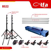 Gambar Alfa | Portable Background Support Stand Lebar 3,5 x 3,5 Meter BS22 dari Foyu Photo Jakarta undefined 3 Tokopedia
