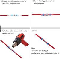 Gambar Solder Seal Wire Connectors Kit Heat Shrink Electrical 250 pcs dari BR2 Locker undefined 5 Tokopedia
