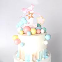 Gambar Topper Cake Ball Gold Silver / Bola Emas Silver Hiasan Kue Ulang Tahun dari Blanjoku undefined 4 Tokopedia