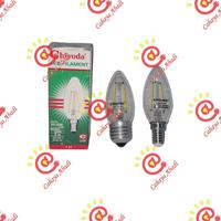 Gambar Chiyoda Led Filament 2 Watt Putih Daylight C-35 C35 / Candle Led 2W dari cahayaabadiyogya undefined 5 Tokopedia