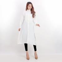 Gambar NEW Tunik asya matt kringkle polos busui atasan putih white M L XL - M dari Gallery Alif Al Fatih undefined 1 Tokopedia