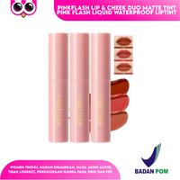 Gambar PINKFLASH LIP & CHEEK DUO MATTE TINT PINK FLASH LIQUID LIPSTICK WATERP - #304 dari WIN SHOP SOLO undefined 1 Tokopedia