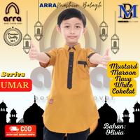 Gambar Pakaian kemko kemeja koko kurta pakistan muslim pria anak lengan 3/4 - Kuning, M dari Mashion Balagh undefined 1 Tokopedia