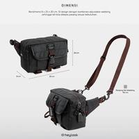 Gambar Tas Selempang Pria Heylook Luxas Sling Bag Waterproof dari MARKAS MEN undefined 2 Tokopedia