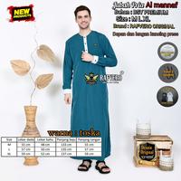 Gambar PROMO JUBAH GAMIS PRIA MODEL AL MANNAF TERBARU - Putih, M dari T K K undefined 5 Tokopedia
