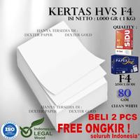 Gambar KERTAS HVS A4 80 GSM/ KERTAS A4 80GR PER 1000GRAM (1KG) - F480GR dari linalin8789 undefined 5 Tokopedia