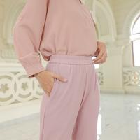 Gambar Erin Knit Kulot Cutbray Premium C1806 - SONIA | celana kulot cutbray - Lilac, L dari SONIA THE BRAND undefined 5 Tokopedia