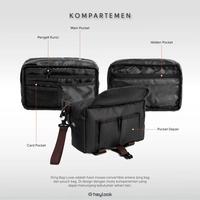 Gambar Tas Selempang Pria Heylook Luxas Sling Bag Waterproof dari MARKAS MEN undefined 4 Tokopedia