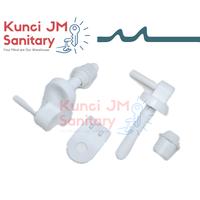 Gambar Baut Tutup Closet Engsel Model Toto Amstad Premium PVC Isi 2 dari KUNCI JM SANITARY undefined 2 Tokopedia