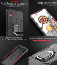Gambar Oppo Find X5 Pro 5G - Black Panther Slim Ring Armor Case Shockproof - Merah dari Megascarlet undefined 5 Tokopedia