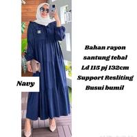 Gambar GAMIS MIDI DRESS/ DRESS MIDI KATUN RAYON LD 110 115 120 - HIjau Lemon, All Size dari Jafa_Oficial undefined 2 Tokopedia