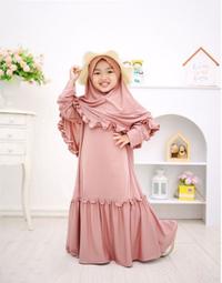 Gambar Gamis Anak Perempuan Usia 7 - 8 Tahun Baju Muslim Anak - Licht Market - Tosca Mint dari Licht Market undefined 5 Tokopedia