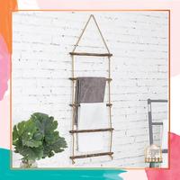 Gambar Oemah KAjOE Gantungan Macrame Kayu Susun Hanger Hijab Handuk Mukena - Bambu 5 susun, Rainbow Standar dari Oemah Kajoe by VIC undefined 1 Tokopedia