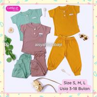 Gambar 3 stel baju bayi perempuan laki laki 0 3 6 12 bulan 1 2 3 4 tahun - UnguKuningHijau, S (3-6 Bulan) dari Aisyah Baju Bayi undefined 1 Tokopedia