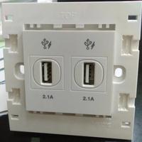 Gambar USB Charger 2 Gang tipe Leona merk Schneider dari CBS Elektrik undefined 3 Tokopedia