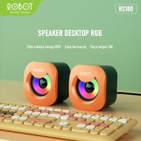 Gambar ROBOT Speaker Pc USB RS180 Multimedia Portable Original Speaker Komputer Bass- Garansi 1 tahun [BISA COD] - Biru dari ROBOT PC INDONESIA undefined 3 Tokopedia