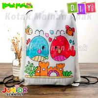 Gambar Diy Mewarnai Tas Backpack Ransel serut Coloring Bag Craft tas Souvenir dari Playbox Online undefined 1 Tokopedia