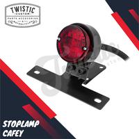 Gambar Stoplamp Cafey Lampu Rem Belakang Motor W175 W250 SR400 Triumph BSA - Hitam dari TWISTIC CUSTOM undefined 1 Tokopedia