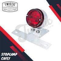 Gambar Stoplamp Cafey Lampu Rem Belakang Motor W175 W250 SR400 Triumph BSA - Hitam dari TWISTIC CUSTOM undefined 2 Tokopedia