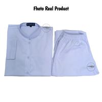 Gambar B: Baju Seragam Putih Wanita, Untuk Perawat Bidan Mahasiswa Kesehatan - CELANA SAJA, XS dari AsdanAsn Scrubs undefined 5 Tokopedia