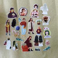 Gambar Sticker Set Journaling Girl Summer Travel stiker bujo scrapbook - Travel dari Lullaby & Tales undefined 2 Tokopedia