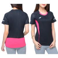 Gambar Baju/kaos Olahraga running Senam Renang gym fitness run02 WANITA - Hitam, XXL dari Eka Jaya Variasi undefined 1 Tokopedia
