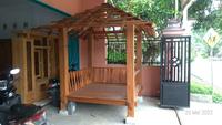 Gambar Gazebo Taman Gazebo Teras Gazebo Rumah Yogyakarta Kayu Jati dan Mahoni dari Ud pintu jati n Roni bike undefined 5 Tokopedia